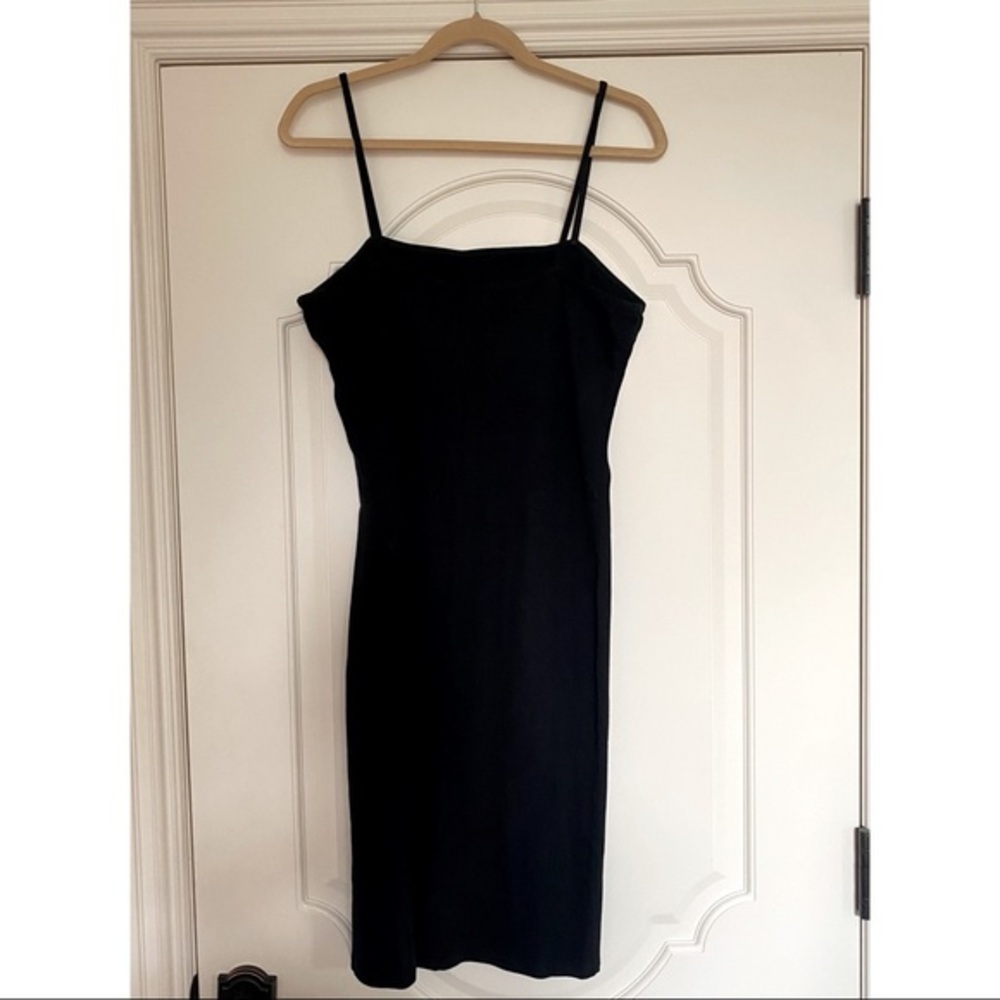 TOPSHOP BASIC BLACK MIDI‎ | SZ 10